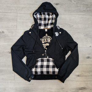 Luxurie Only in Dreams Black Hoody L